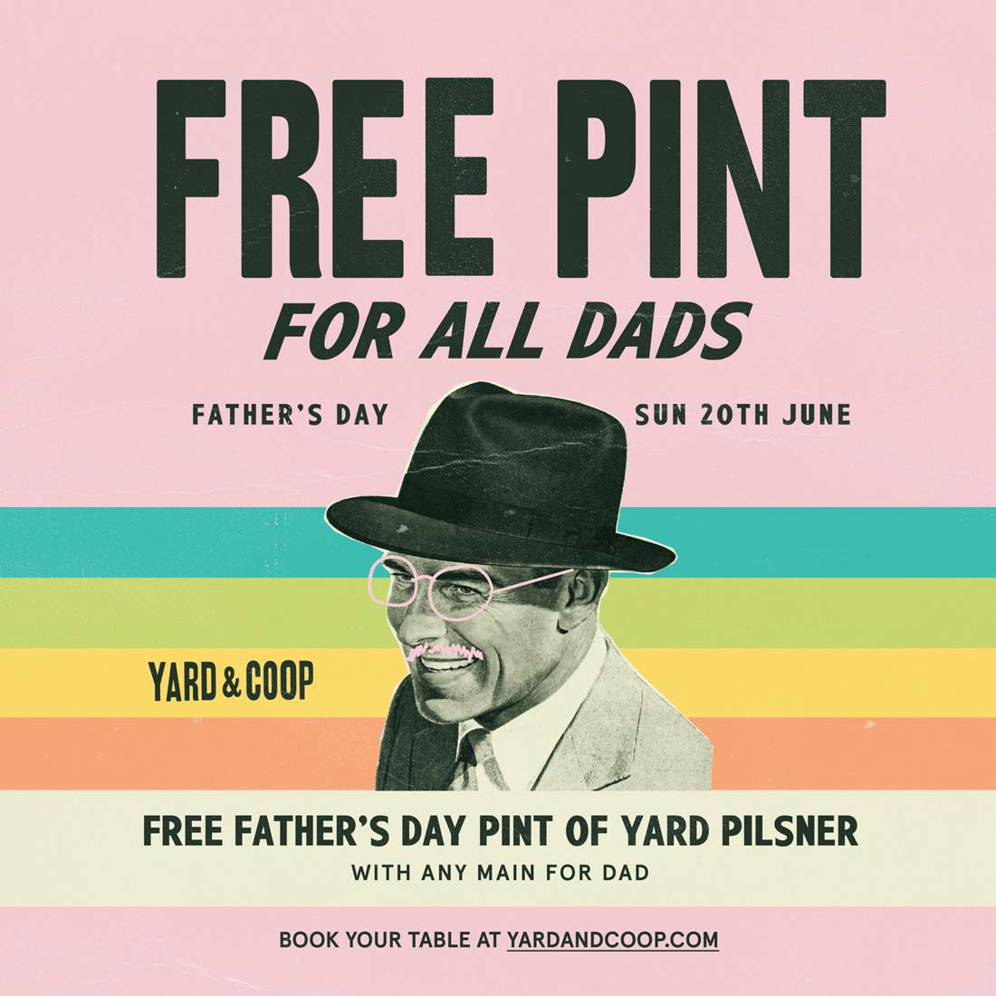 Free Pint for Fathers Day